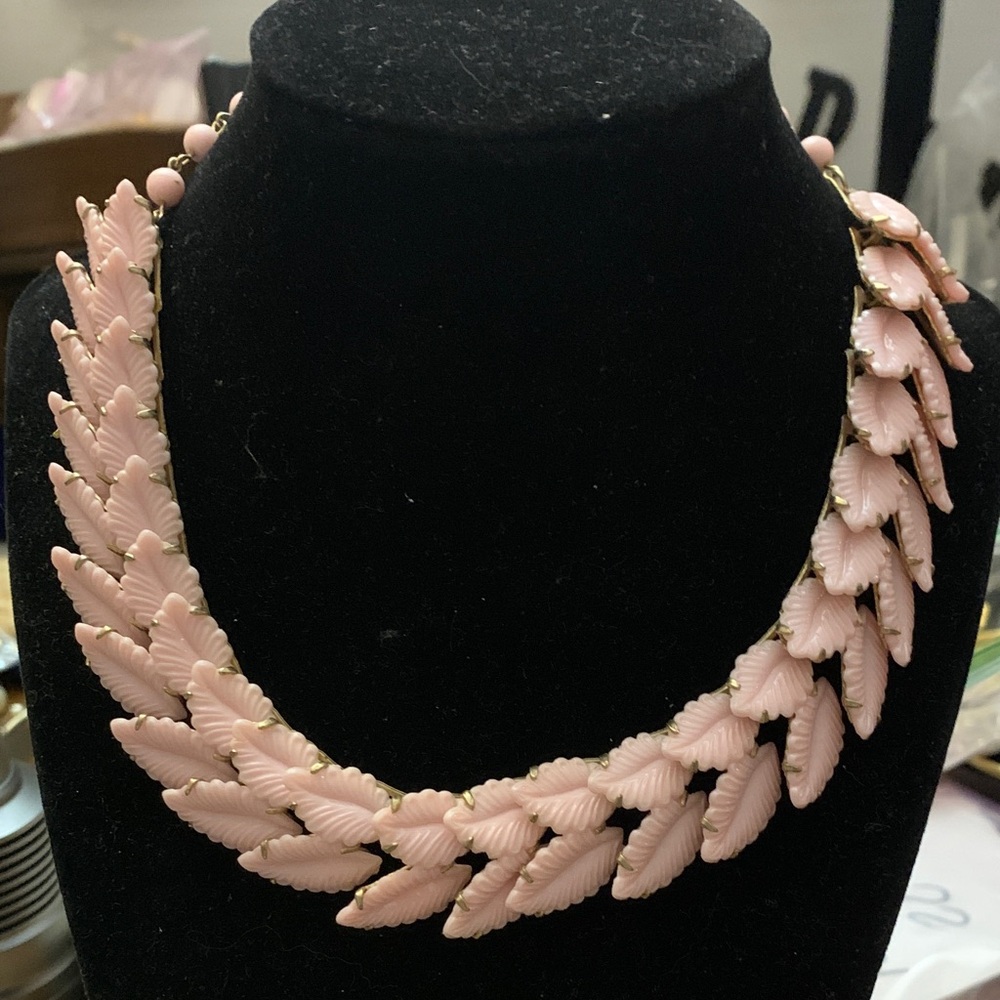 MCM Plastic Chocker and Earring Set